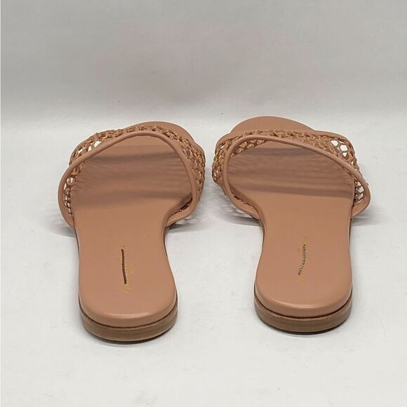 Gianvito Rossi Jamaica Mesh & Leather Slides size 38 - Picture 5 of 12